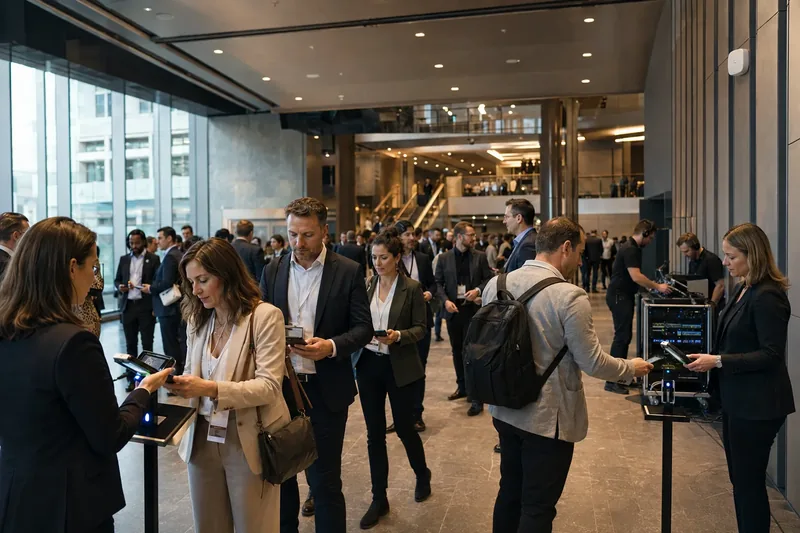 Professionelle Event-WLAN-Infrastruktur von novoSYS bei einem Firmenanlass in der Schweiz
